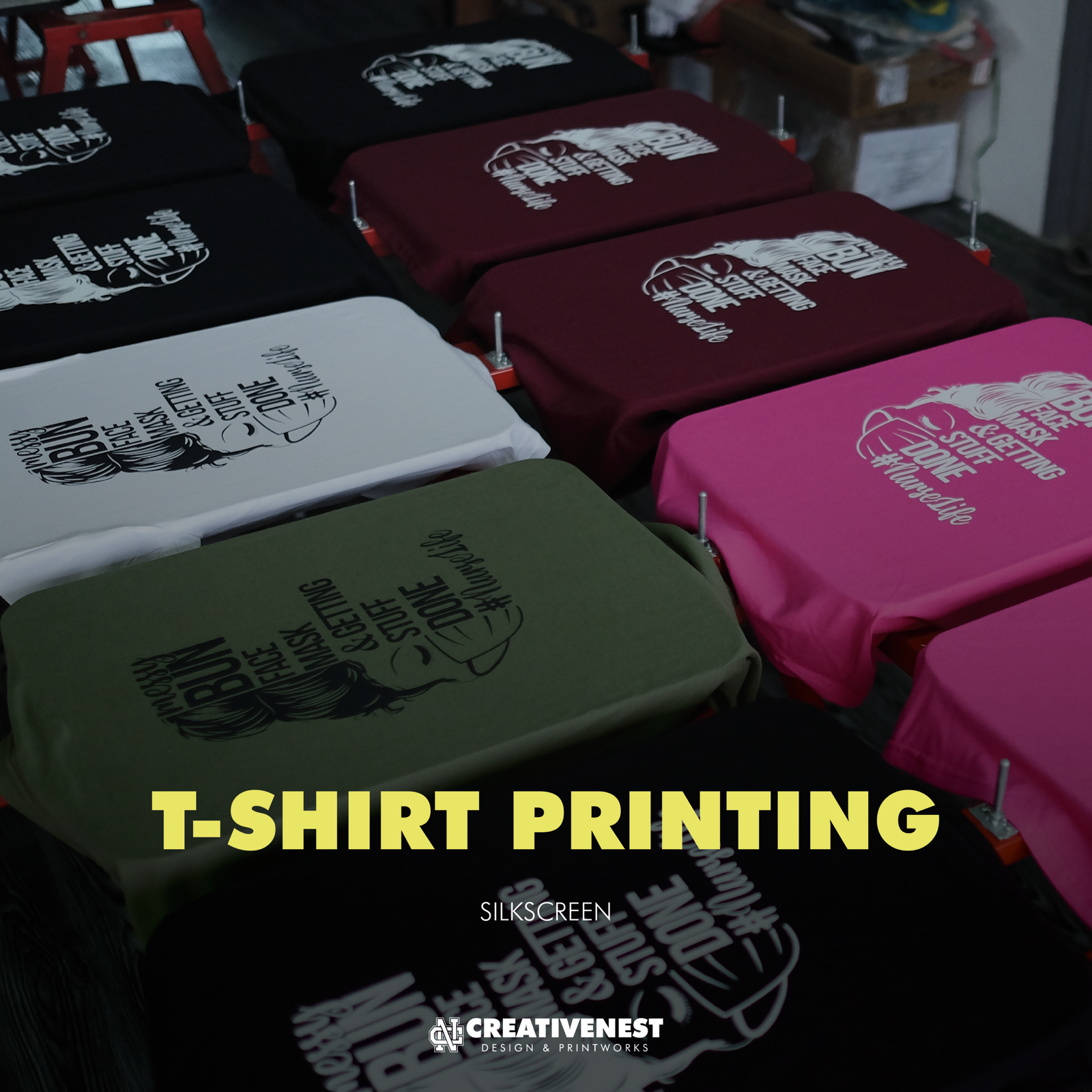 Silkscreen garment production