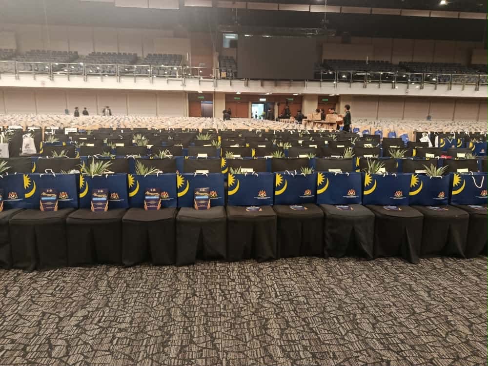 Gift bags prepared for Hari Perkhidmatan Awam 2025