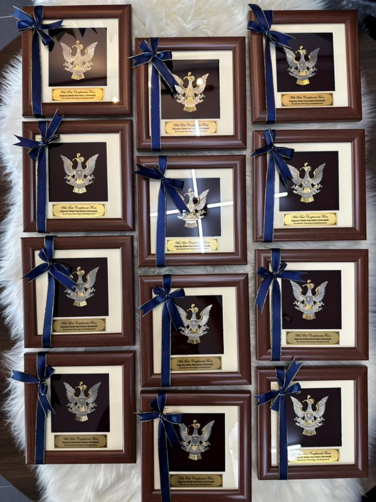 Custom framed VIP gifts