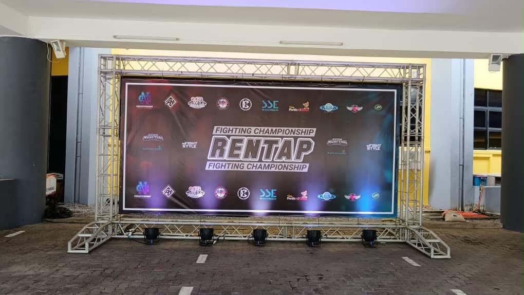 Rentap Fighting Championship event backdrop